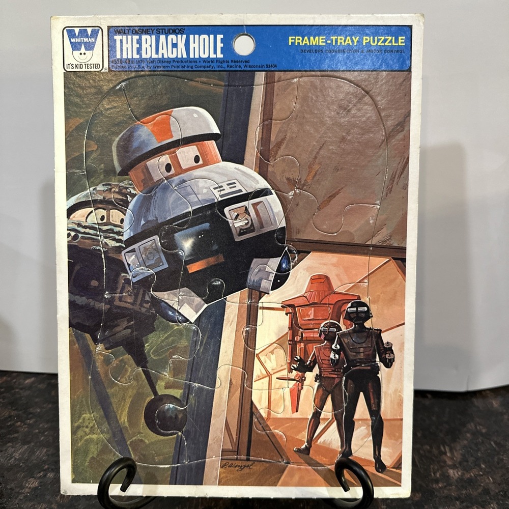 Walt Disney Studios The Black Hole Fram Tray Puzzle - Vincent Promo Figure